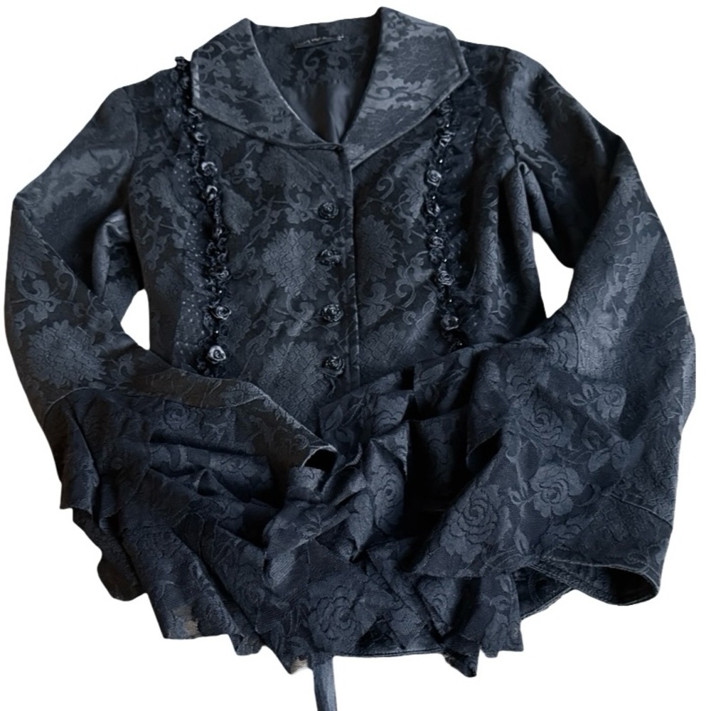 Neo-Romantic Gothic Gilded Steampunk-Living Dead Souls Jacket -M - Picture 3 of 17